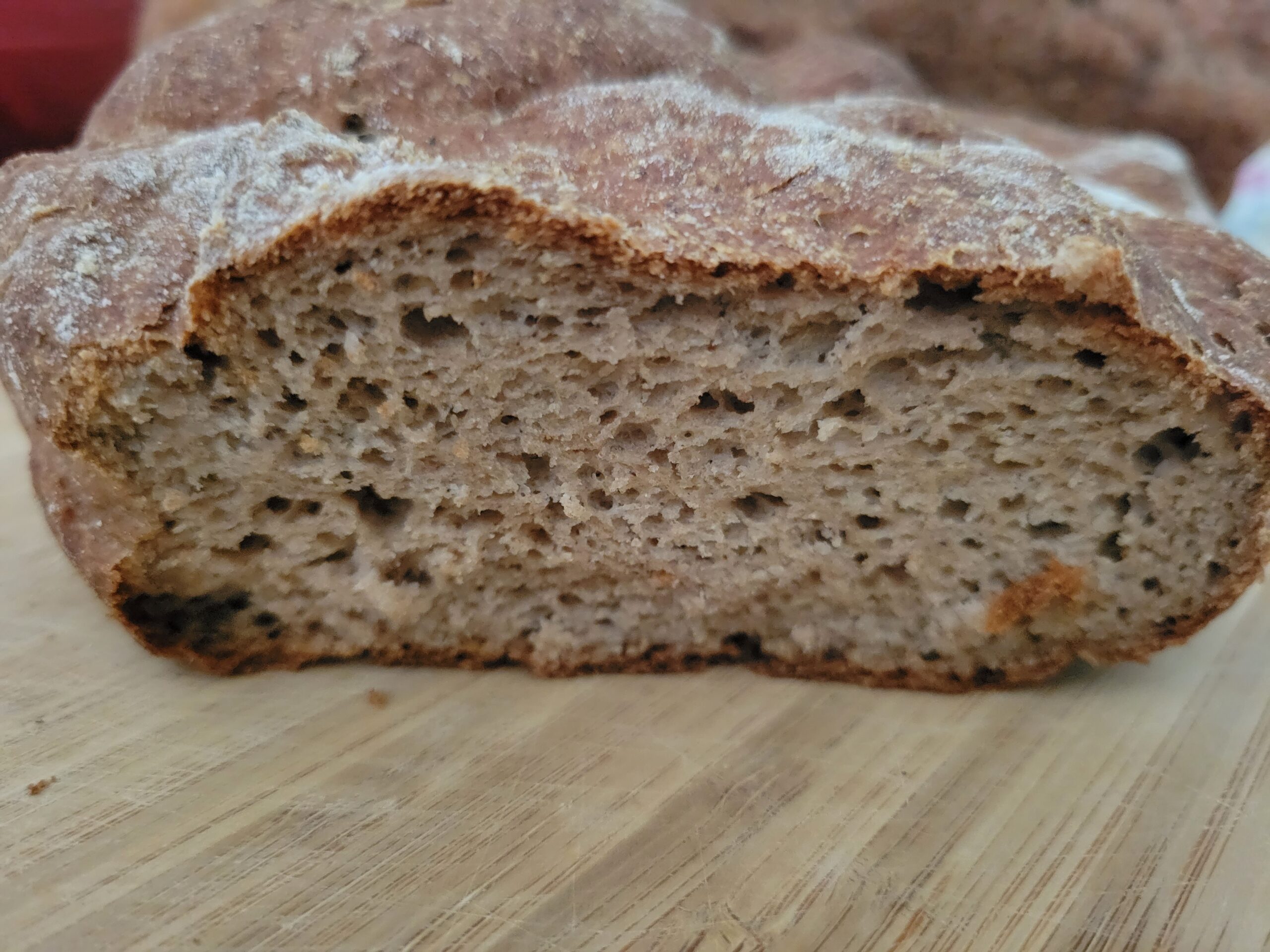 gluten free multi-grain bread sliced